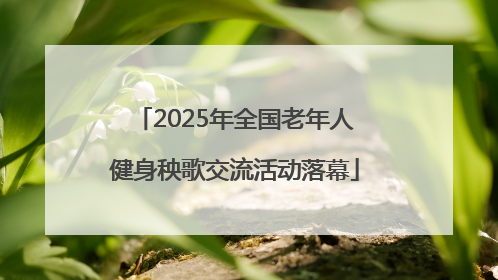 2025年全国老年人健身秧歌交流活动落幕